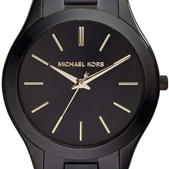 Michael Kors Slim Runway Women's Watch, Stainless Steel Bracelet Watch for Women - Picture 1 of 8